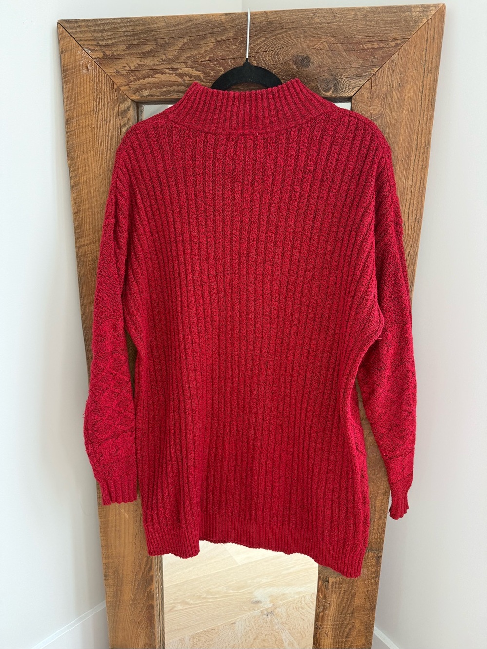 🎀Reitmans Red Cable-Knit Sweater 🎀 5 for $25 bundle price 🎀 - Picture 2 of 2